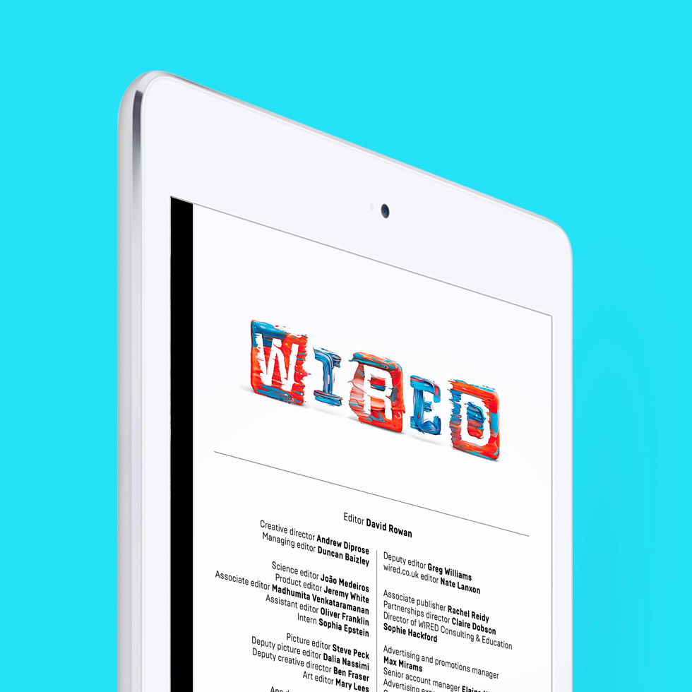 WIRED Magazine Masthead